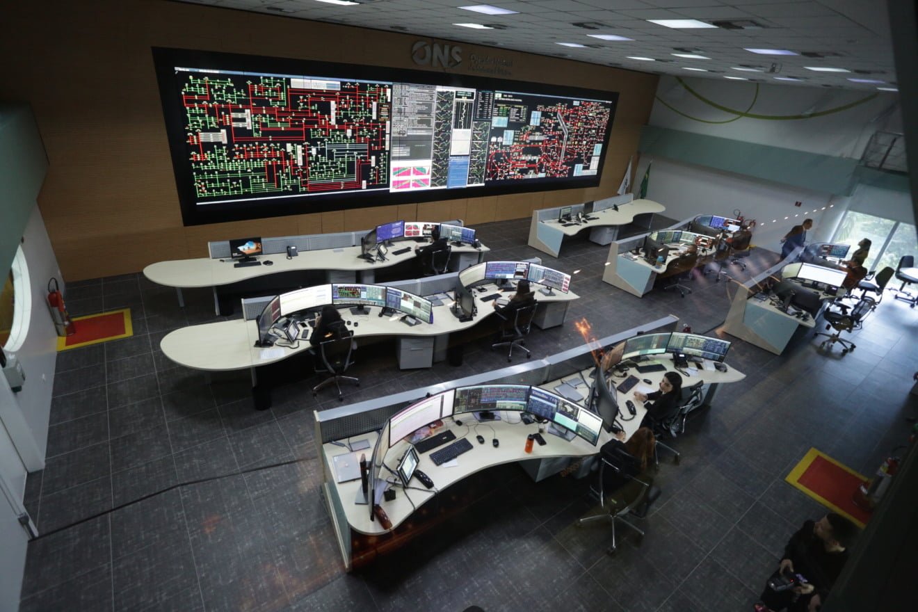 Sala de operação do ONS
